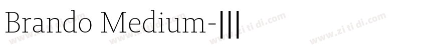 Brando Medium字体转换